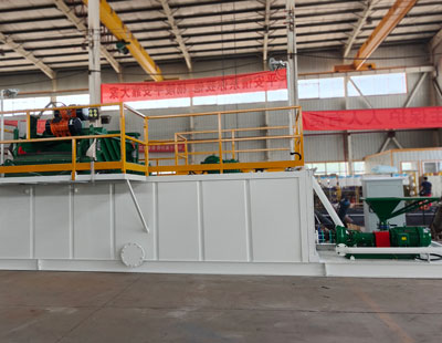 Jet mud mixing hopper with centrifugal pump for hdd mud recycling system