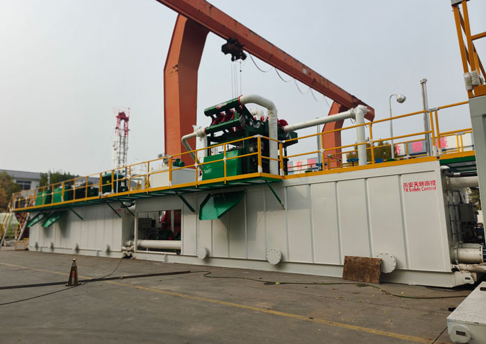 ZJ50 drilling rig solids control system