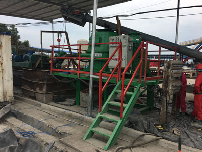 TR vertical cuttings dryer for drilling waste treatment