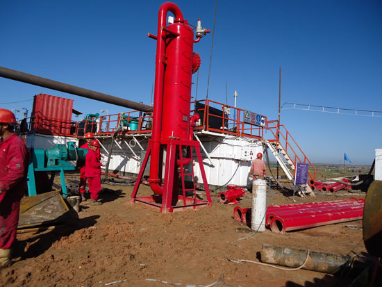 Mud Gas Separator for Oilfield Drilling Mud Gas Separator for Oilfield Drilling