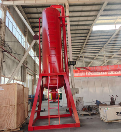 drilling mud gas separator for oilfield