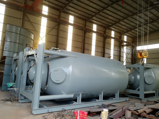 Oilfield Ash Tank at TR Factory