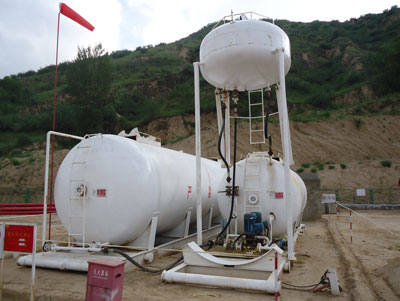 Diesel tank for drilling site