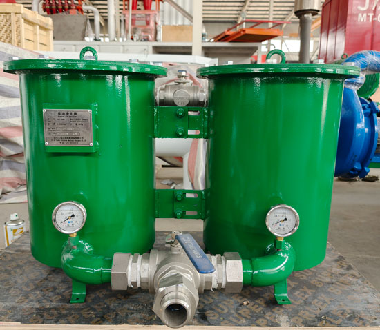 THY-310B Diesel Purifier connected to a diesel fuel tank THY-310B Diesel Purifier connected to a diesel fuel tank