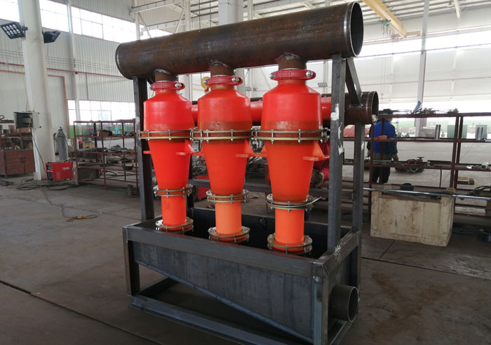 10in hydrocyclones of desander