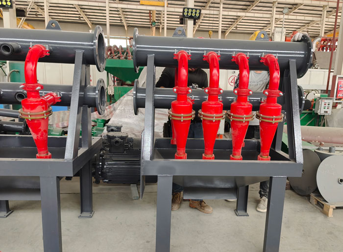 desilter for drilling site