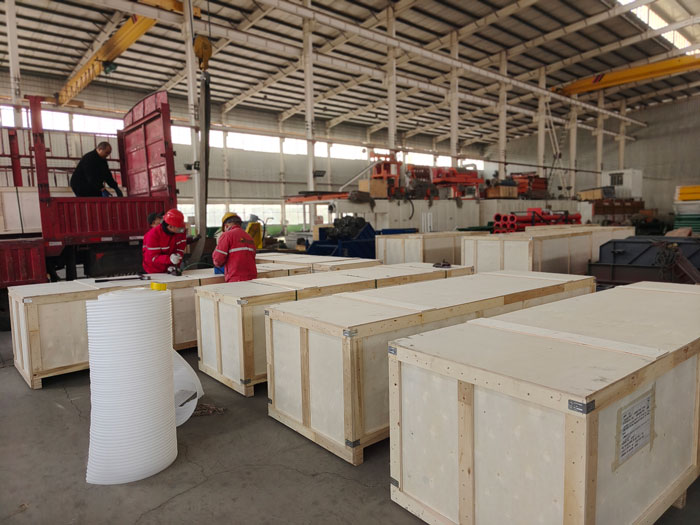 Centrifugal Pumps packed in export wooden cases