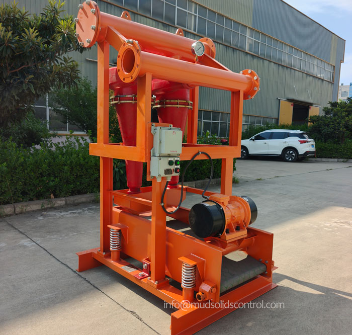 drilling mud desander with underflow screen by TR Factory drilling mud desander with underflow screen by TR Factory