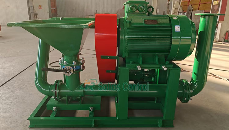 Turbine shear pump with jet hopper Turbine shear pump with jet hopper