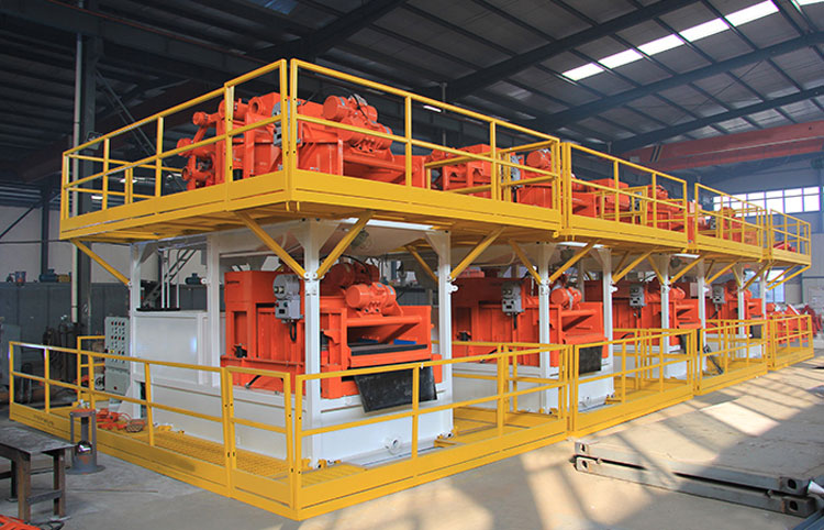 slurry separation plant modules laid out
