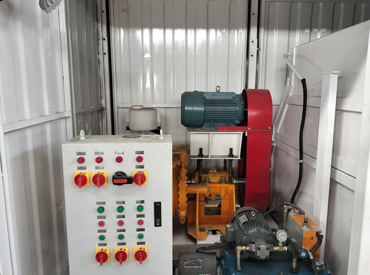 pumping unit and central control cabinet for Turkmenistan water-based mud treatment pumping unit and central control cabinet for Turkmenistan water-based mud treatment