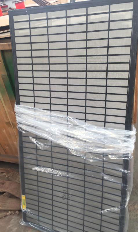 585x1165 mm flat shale shaker screen panel with grid mesh structure 585x1165 mm flat shale shaker screen panel with grid mesh structure